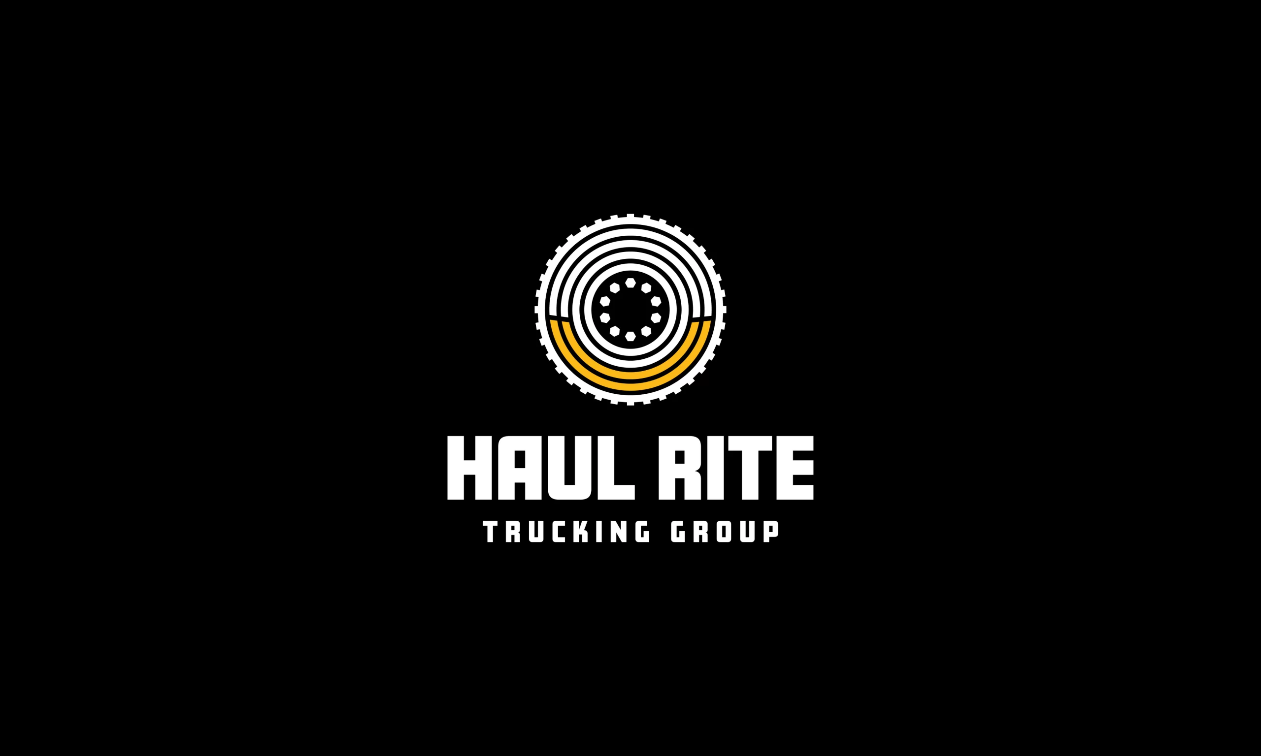 Haul Rite Logo Wht Stacked